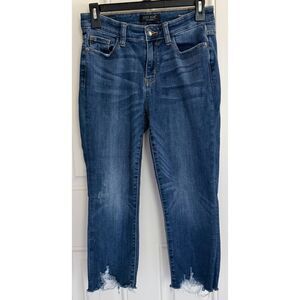 Judy Blue Women's Skinny Crop Rough Hem Jeans size 5/27